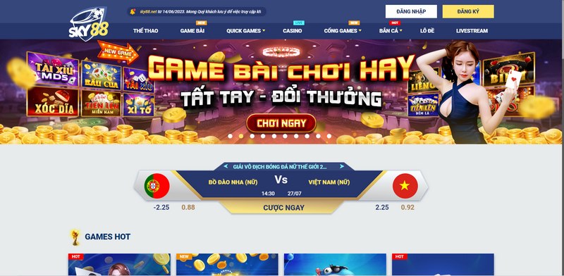 Tổng quan về nhà cái Sky88