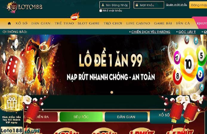 lưu ý khi đăng ký đăng nhập loto188