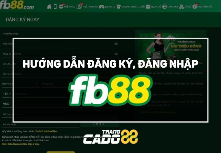 đăng ký fb88, đăng nhập fb88