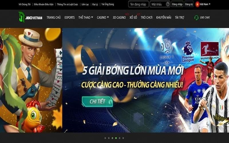 những game cược hấp dẫn