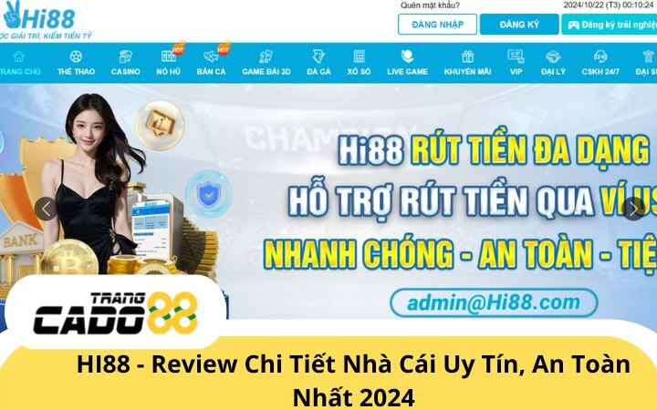 HI88 - Review Chi Tiết Nhà Cái Uy Tín, Xanh Chín, An Toàn