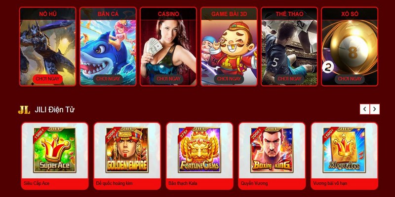 Kho game đặt cược phong phú đến từ nhà cái