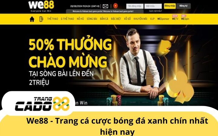 We88 - Trang cá độ bóng đá xanh chín nhất hiện nay